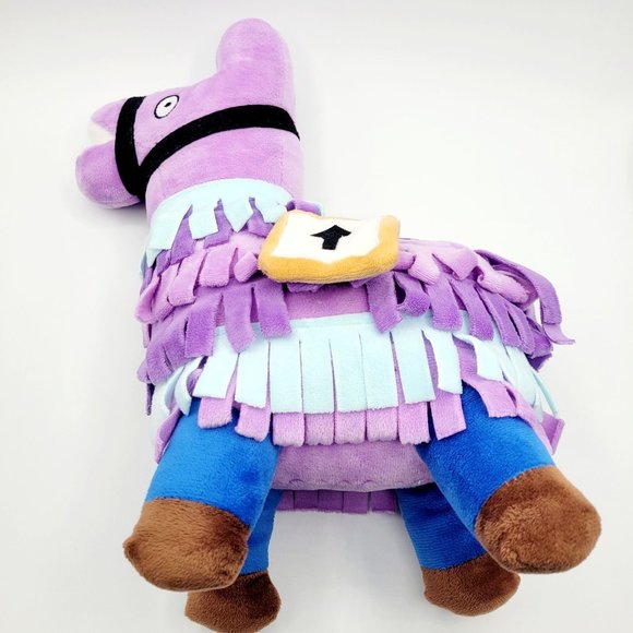 Fortnite Loot Llama Pinata Plush Stuffed Animal Blue And Purple 12" - Picture 2 of 9
